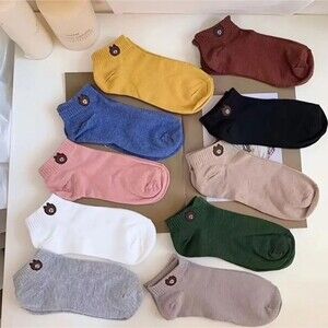 Teddy Bear Thin ankle socks bundle of 10 pairs